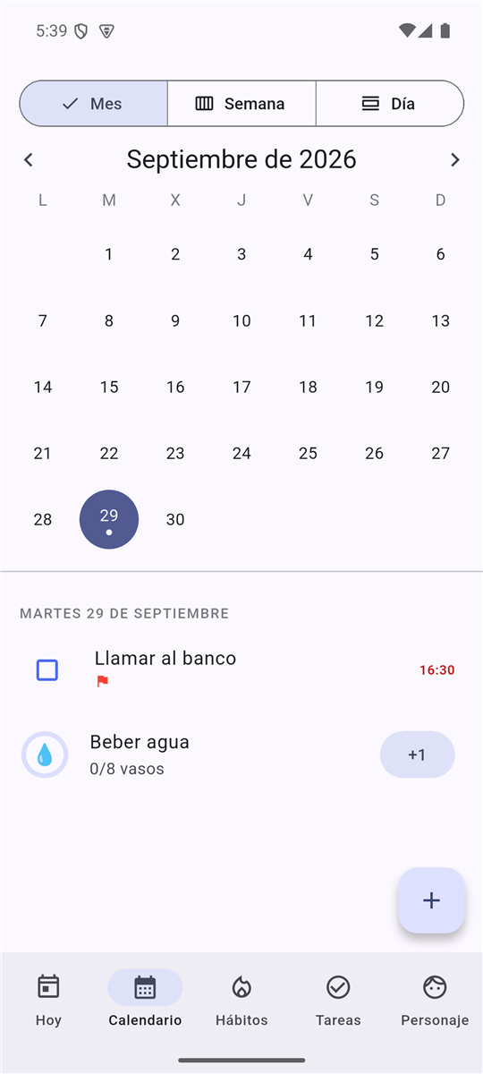 Calendario mensual